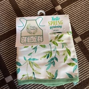 Plant Lady Gardening Full Apron with 3 pockets